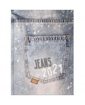 Agenda Jeans 2021, 112 Folhas, 123mm x 166mm - Tilibra