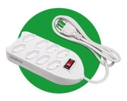 PROTETOR ELETRÔNICO 08 TOMADAS - EPE 1008+