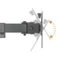 Suporte Articulado de Mesa para 2 Monitores, de 17” a 32” - T1224N