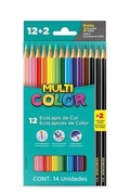 Lápis De Cor 14 Unidades Multi Color