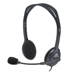 Headset Logitech H111 Analógico Estéreo Cinza - 981-000612-c