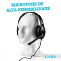 Headset Comunicador USB Profissional com Placa de Som, Edifier Áudio Digital e Microfone - K800-usb