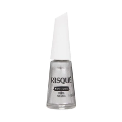 Esmalte Metálico Risqué Prata Na Lata 8ml