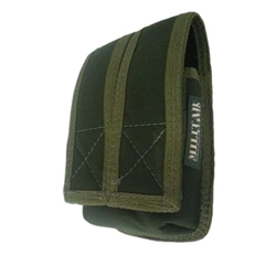 Porta Carregador Duplo de Pistola K-12 Velcro (Verde)