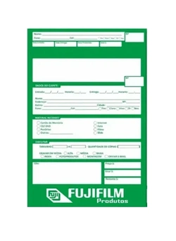 Envelope Foto Acabamento Fuji c/100unid.