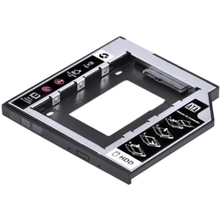Adaptador Caddy para Hd Ou Ssd Gaveta Dvd Notebook Sata 9.5mm Ac-95