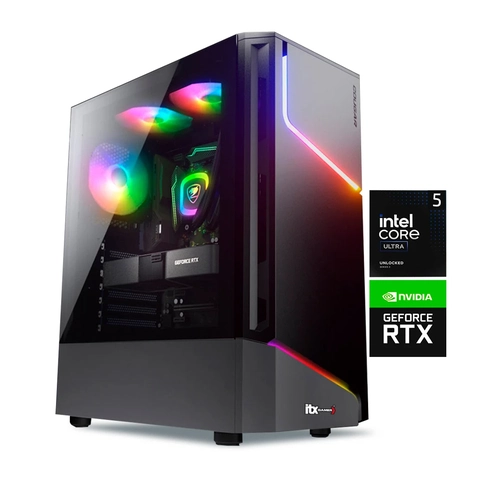 Pc Gamer FPS Headshot, Intel Core Ultra 5 245K, Geforce RTX 5070 TI 16GB, 32GB Ram, SSD NVMe 2TB, Gabinete ARGB