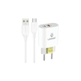 Carregador Celular Turbo Power Le-156 C/ Fonte 40w Tipo C/usb  +  Cabo 1m Usb/ Tipo C Lehmox