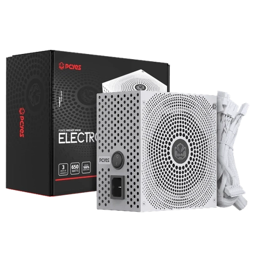 FONTE 650W PCYES ELECTRO V2 SERIES ELECV2WG650W - 341935