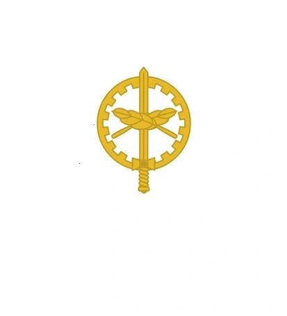 Divisa de Gola Metal Oficial QAO (Unidade)