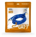 Patch Cord Cabo de Rede Cat7 1.5m Pluscable Azul - Cat715bl