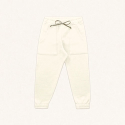 Calça Moletom Jogger com Bolso Marfim Fakini - Feminina