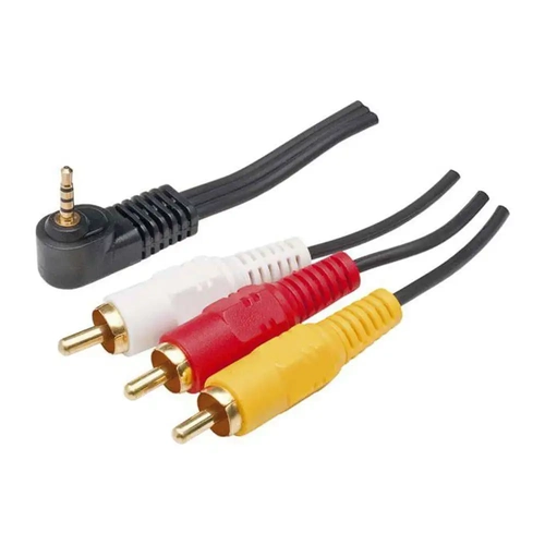 Cabo de Áudio e Vídeo P1x3RCA 1.5MT Gold para GPS/MP4 - MXT 