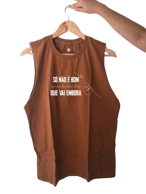 Regata Stone Fica Amor 2 — Só não é bom quando você diz que vai embora