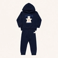 Conjunto Moletom Estampado Urso Polar Fakini - Masculino