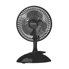 Ventilador de Mesa Mini 20cm Preto 220v Premium Ventisol