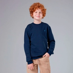 Camiseta Manga Longa Meia Malha Onda Marinha - Masculina