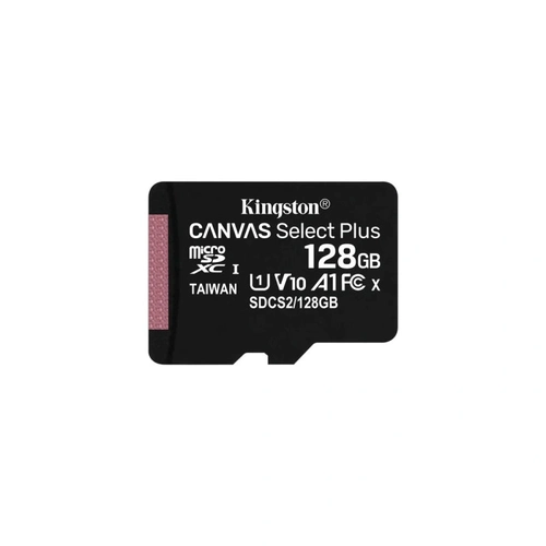 Cartão De Memória Kingston Canvas Select Plus MicroSD 128GB Com Adaptador - SDCS2/128GB