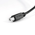 Cabo para Impressora Usb a 2.0 Macho para Usb b 2.0 Macho 28awg Puro Cobre 3 Metros - Puabm2-3