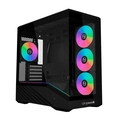 GABINETE LIAN LI V100R MINI PRETO C/4FAN - OE809RX