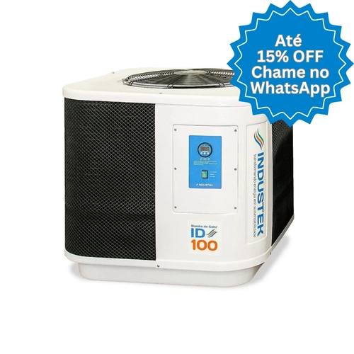 Aquecedor de Piscina Trocador/Bomba de Calor - ID100 Wi-Fi MONO 220V - Industek