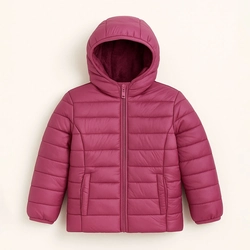 Jaqueta Puffer Peluciada com Capuz Grand Bazar  - Feminina