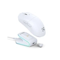 Mouse Wireless Com Dock De Carregamento Magnético Fortrek Loyal Branco