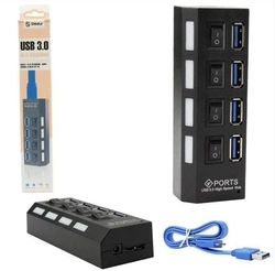 Hub USB 3.0 com 4 Portas 1TB Liga e Desliga 4 Portas SHINKA - 54963