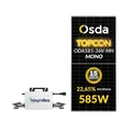 Gerador Solar Micro Hoymiles 7,61 Kwp Mon. 220v Fibromadeira (8k/585w)