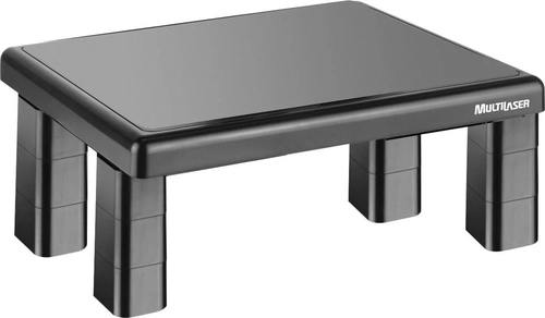 Suporte para Monitor Quadrado Preto 4 Níveis de Ajuste - Ac125