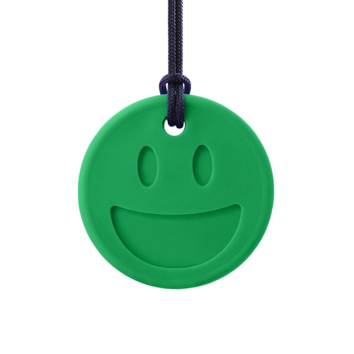 Colar Mordedor Smiley Face ARK Therapeutic® - XXT Extra Duro - Verde Floresta/Escuro