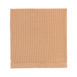 Manta Tricot Trançada Cáqui Masculina - Mini & Co