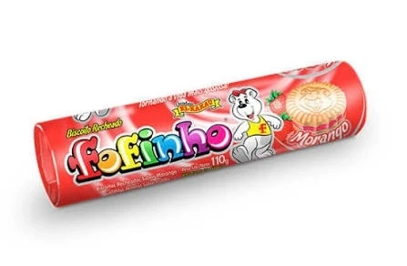 Bolacha Fofinho Morango 110g
