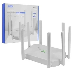 Roteador Wi-Fi Dual Band com 8 Antenas 2.4Ghz 5Ghz  KP-RW406G - Knup