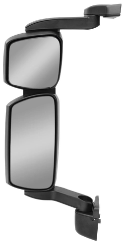 CONJUNTO ESPELHO ESQUERDO IVECO STRALIS TRAKKER HI ROAD CONVEXO COM DESEMBACADOR