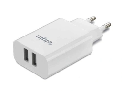 Carregador de Tomada Com 2 Saida Usb 5v 2.1a, Bivolt