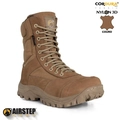 Coturno Militar Airstep Lightness Confort 8628 - Coyote (Com Zíper)