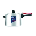 Panela De Pressao 4,5l Clock  Aluminio Polido