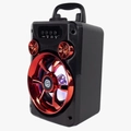 Caixa De Som Bluetooth Iluminação Led Vermelho Hoopson Rbm-010v
