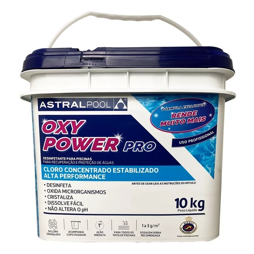 Balde De Cloro Oxy Power Pro 10 Kg Concentrado Profissional