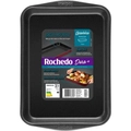 Assadeira Funda Retangular Antiaderente Rochedo Dura + 37cm - Cxm / 6