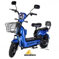 Mini Bike Eletrica Wehawk Basket Hw500 500w Bat 48v 12ah Sapphire Blue