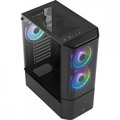 Gabinete Gamer Aerocool Quantum Preto RGB Lateral Vidro - 73875