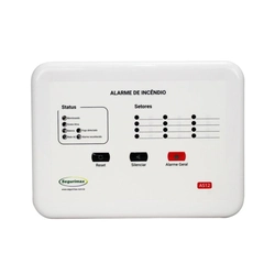 Central Incêndio Segurimax Convencional 12 Setores - 24v