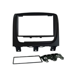 Moldura Fiamon 2 Din Fiat Strada/strada Adventure/palio Weekend/palio Weekend Adventure 2013 Preta