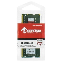 Memoria Notebook 4Gb Ddr4 3200Mhz 1.2V Cl22 260Pin Kd32s22/4G - Keepdata