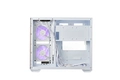 Gabinete Cooler Master Elite 481 Wood Micro-atx  Vidro Panoramico 3 Fans Argb Branco    E481-whnn-s00