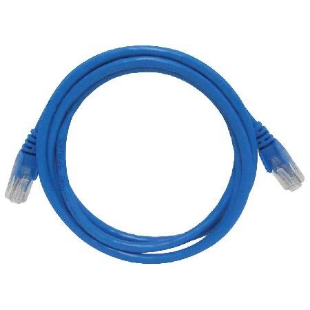 Patch Cord Cca Cftv 26awg 568b 1.5 Metros Azul Cy-pc1.5m-6-26-bl