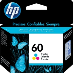 Cartucho de tinta color HP 60 original (CC643WB)