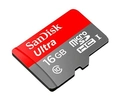 Cartao de Memoria SanDisk Ultra 16GB Micro SDHC UHS-I Classe 10 - SDSQUNC-016G-GN6MA
